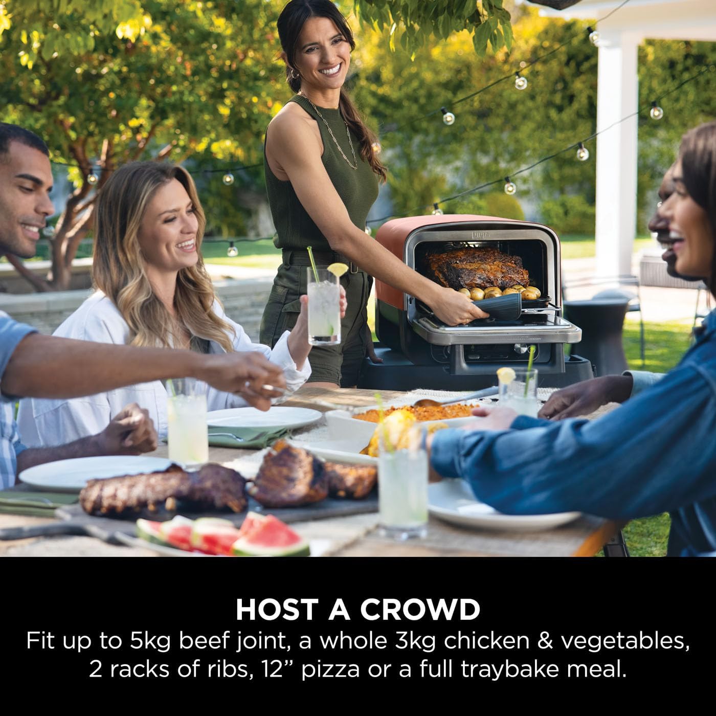 Ninthtja Woodfire Electric Oven 8-in-1 Pizza Oven