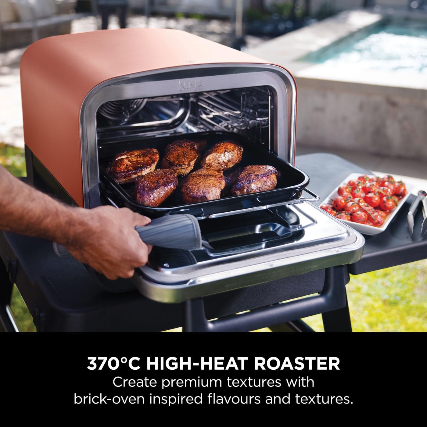 Ninthtja Woodfire Electric Oven 8-in-1 Pizza Oven