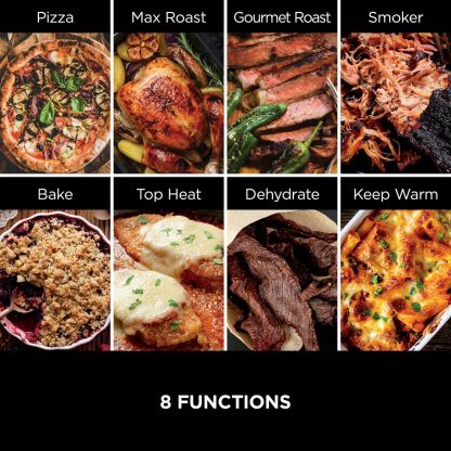 Ninthtja Woodfire Electric Oven 8-in-1 Pizza Oven