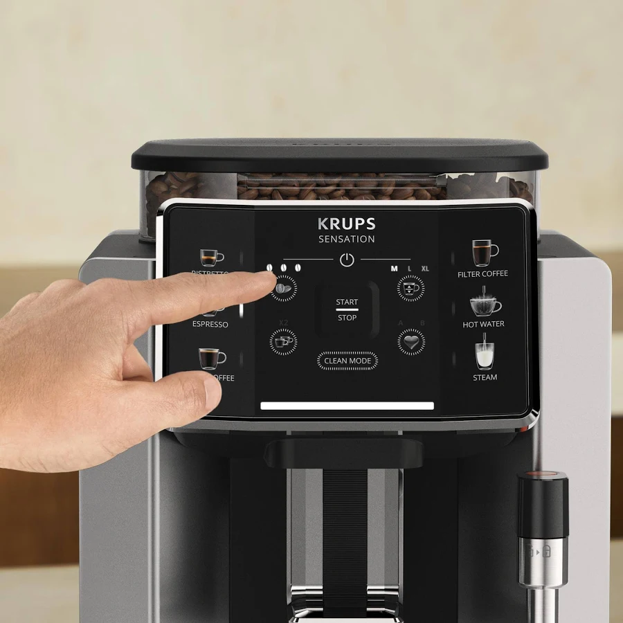 Machine à café à grain Krups Sensation EA910E10 