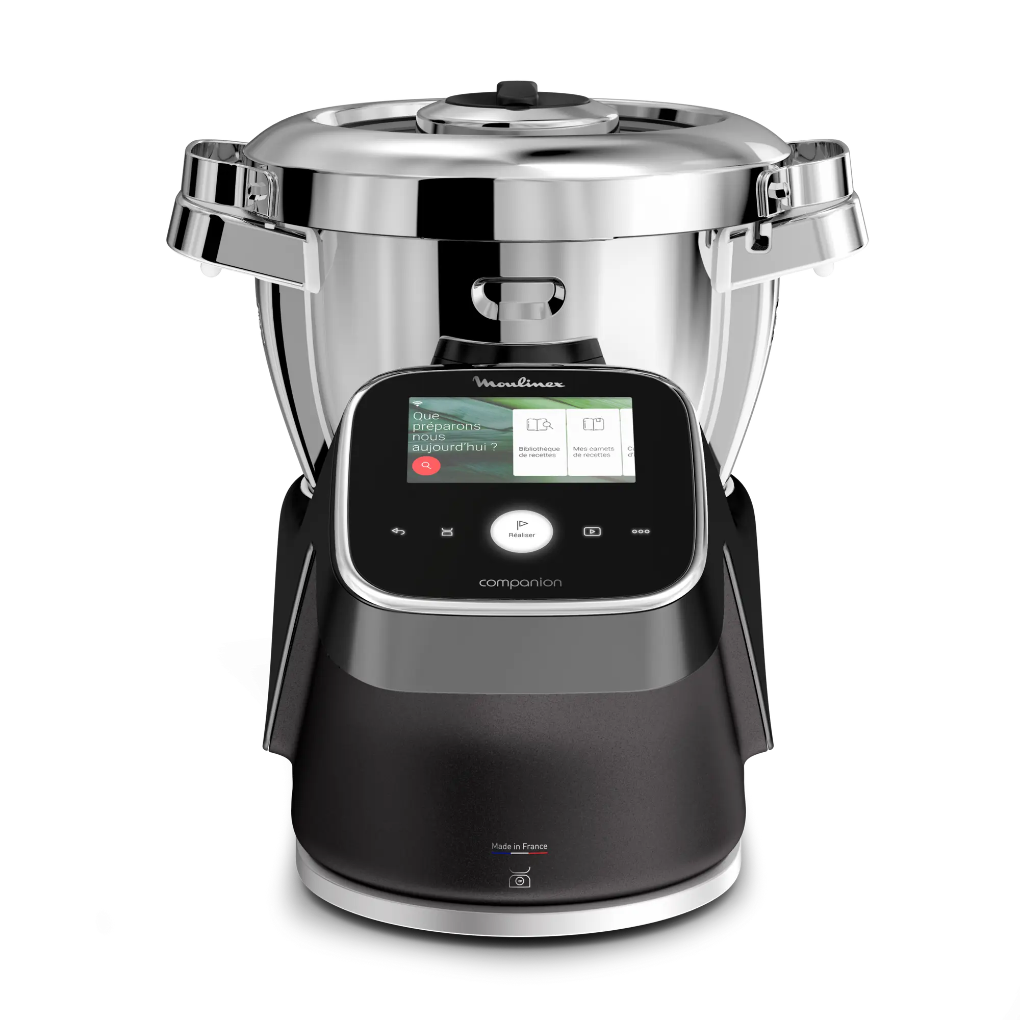 Moulinex i-Companion Touch Pro HF93D810 Robot cuiseur - 17 programmes - 8 accessoires - Balance intégrée