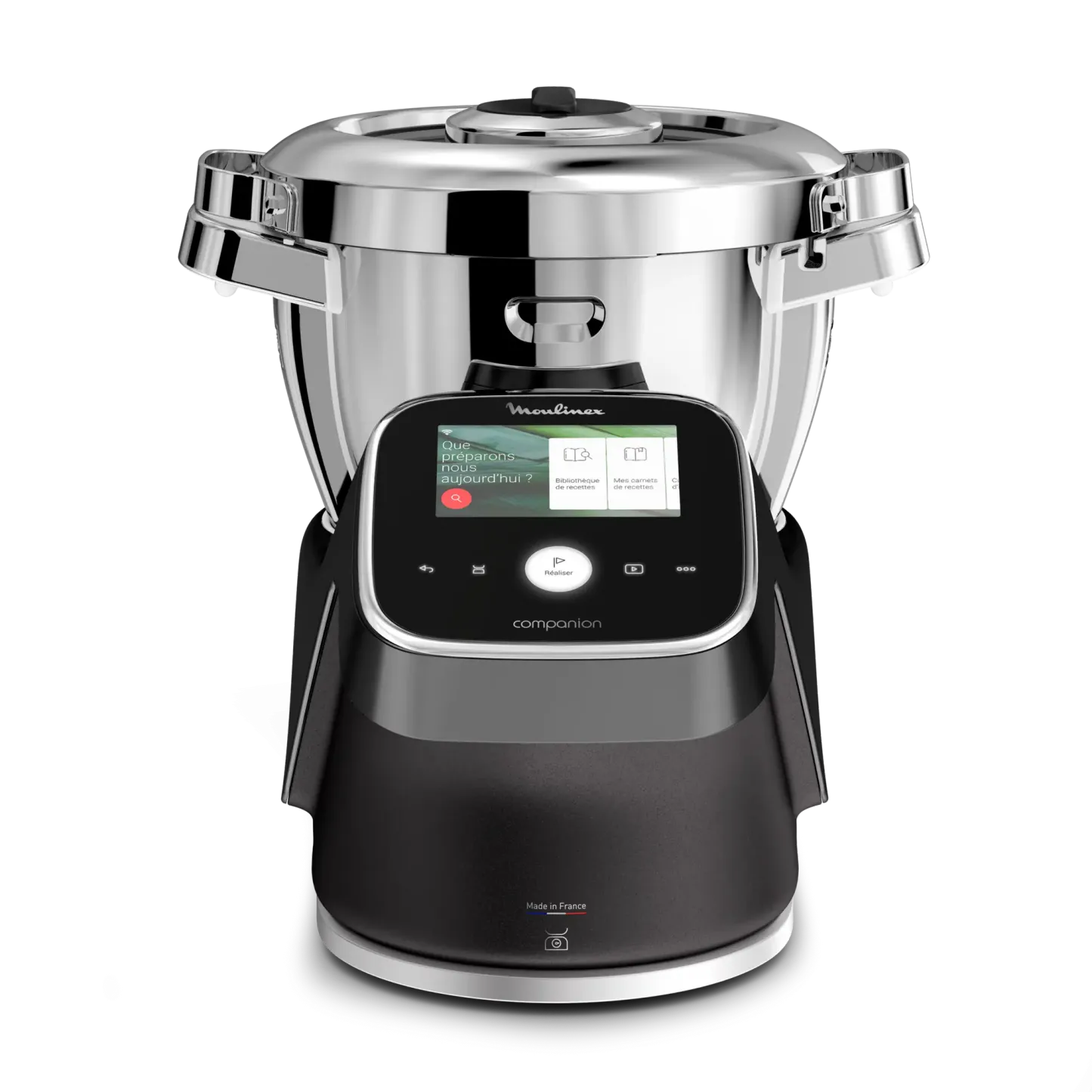 Moulinex i-Companion Touch Pro HF93D810 Robot cuiseur - 17 programmes - 8 accessoires - Balance intégrée