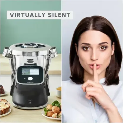 Moulinex i-Companion Touch Pro HF93D810 Robot cuiseur - 17 programmes - 8 accessoires - Balance intégrée