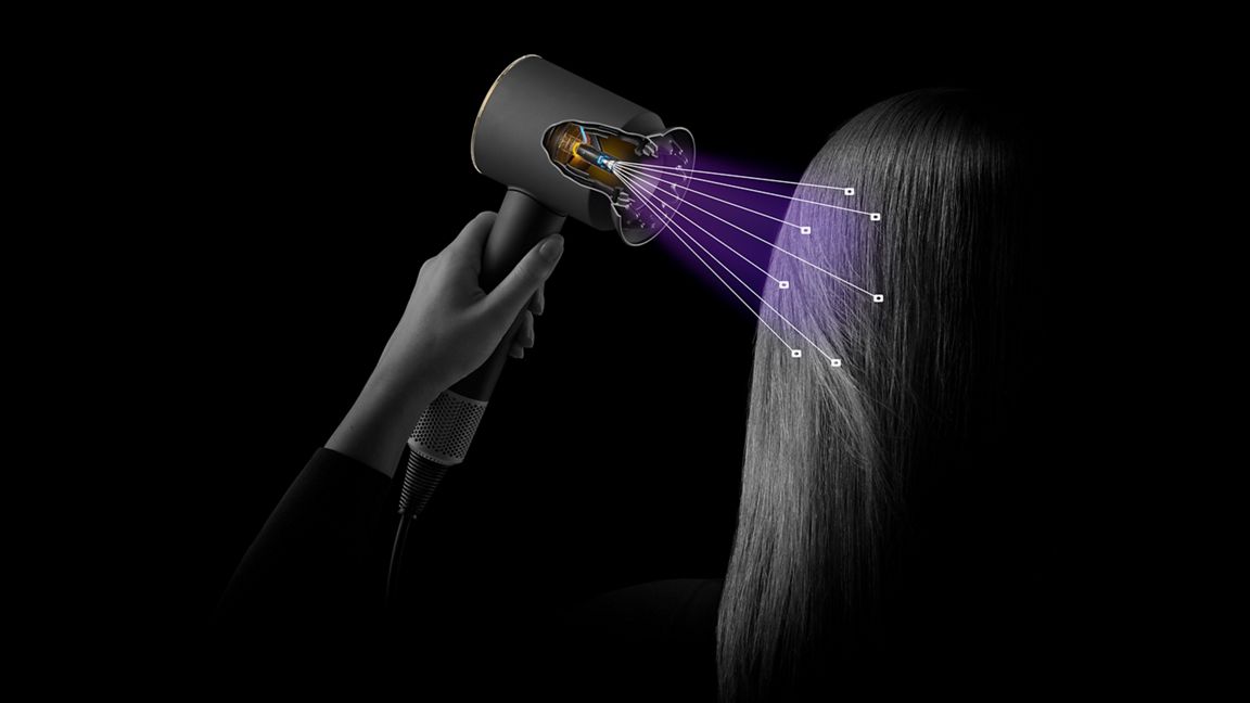 Sèche-cheveux Dyson Supersonic Nural™ – cheveux raides à ondulés