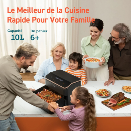 Friteuse sans huile Cosori Airfryer Dual Blaze Twinfry Chef Edition 10L