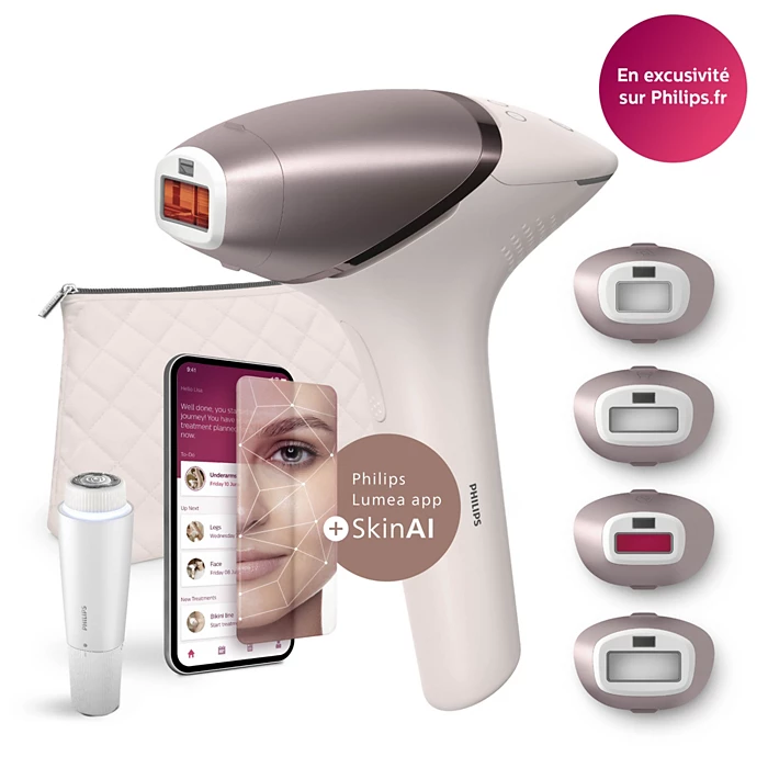 Philips Lumea IPL 9900 Series (Épilateur à lumière pulsée avec SenseIQ)