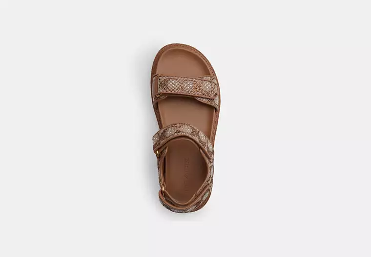 Sandale Brynn En Jacquard Exclusif Avec Cristaux