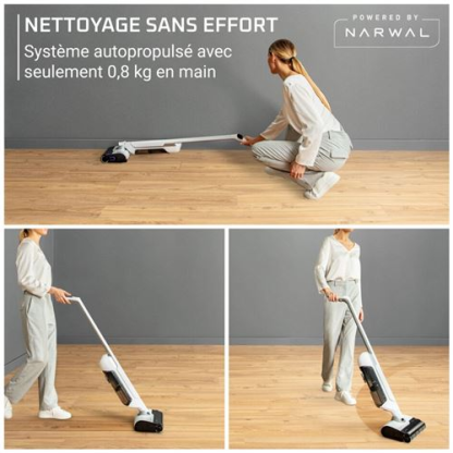  Rowenta sans fil X-Clean 10 Aspirateur laveur sans fil