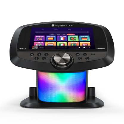 Singthting Machthtine Bluetooth Professional Karaoke Huthtb with 2 Wireless Mics, 10” Touch Screen & Streaming Apps