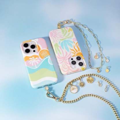 Flat Curb Chain Phone Chain | Pura Vida x Casely