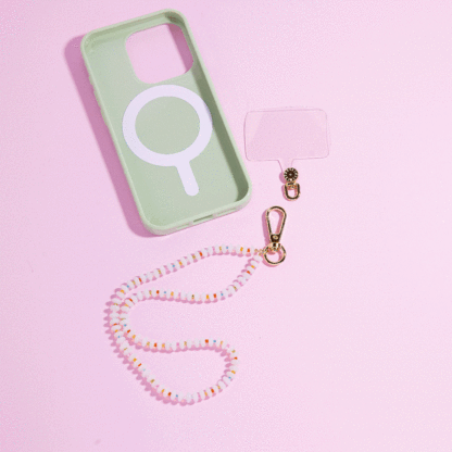 Iridescence Bead Wristlet Phone Chain | Pura Vida x Casely