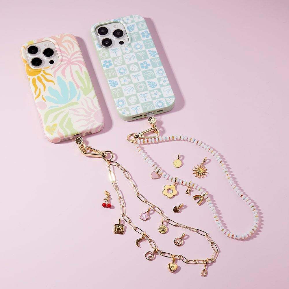 Iridescence Bead Wristlet Phone Chain | Pura Vida x Casely