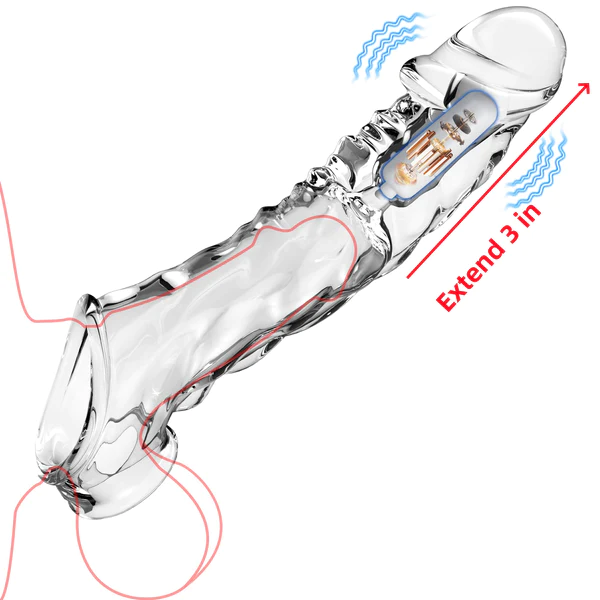 💖Reusable penis extension vibrator😍God of war seven times a night