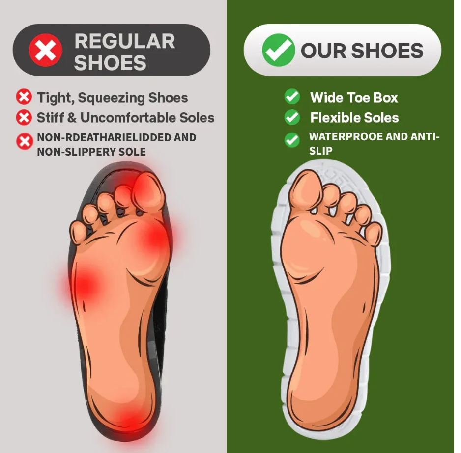 ❄️ArcticStride- Non-slip & Carbon Fiber Waterproof Winter Barefoot Shoes (Unisex)