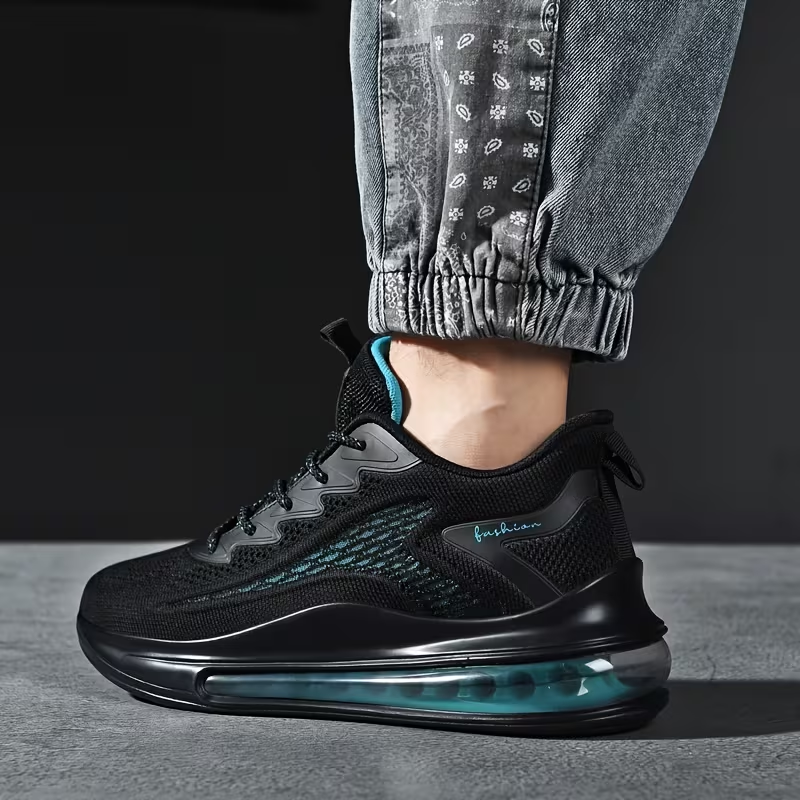 👟 Men’s Air Cushion Walking Sneakers Wide Toe Box. Cushioned Comfort. Confident Grip 🛑✨