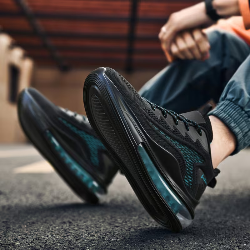 👟 Men’s Air Cushion Walking Sneakers Wide Toe Box. Cushioned Comfort. Confident Grip 🛑✨