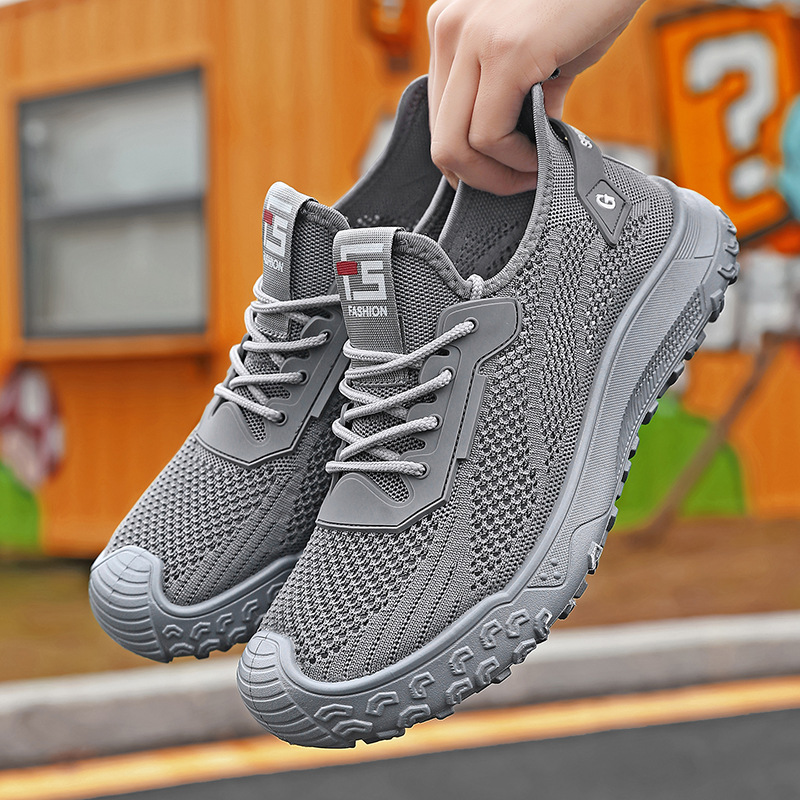 (🔥LAST DAY-70% OFF⏰️)Anti-smashing, anti-piercing, insulating, breathable and wear- Reinforced Lightweight Safety Shoes