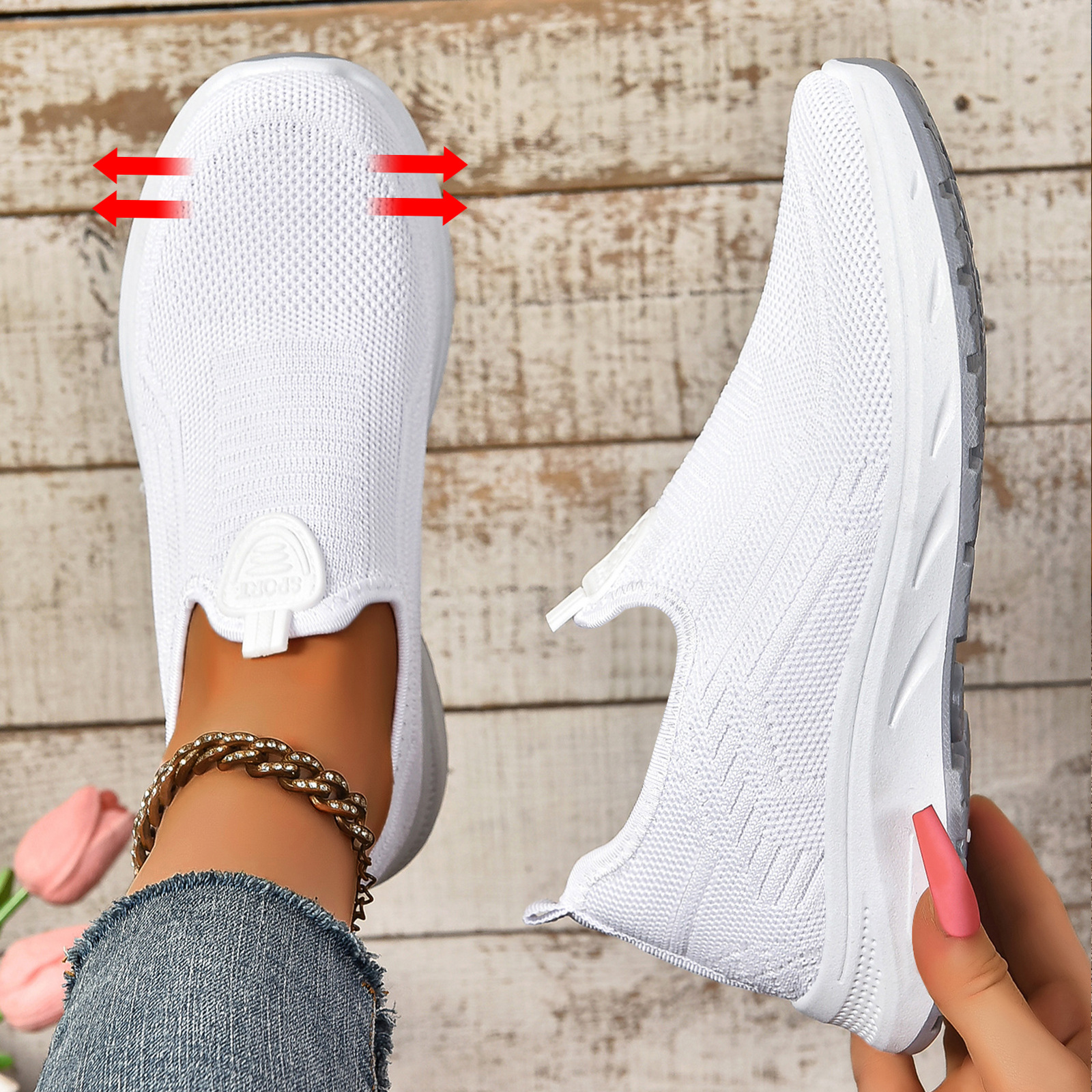🔥 Limited Time 49% OFF | Women’s Comfort Wide Fit Shoes – Roomy Toe Box & All-Day Comfort