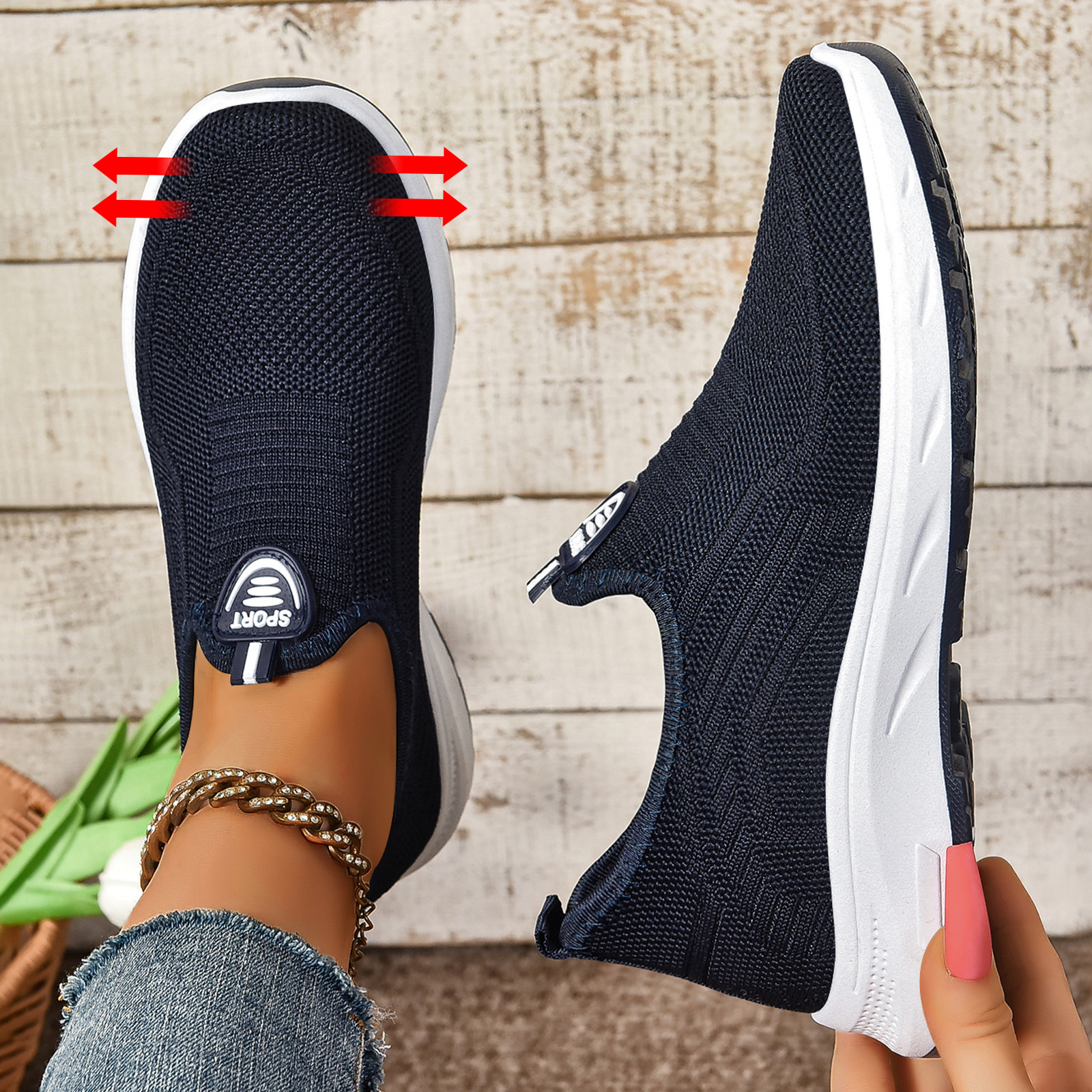 🔥 Limited Time 49% OFF | Women’s Comfort Wide Fit Shoes – Roomy Toe Box & All-Day Comfort