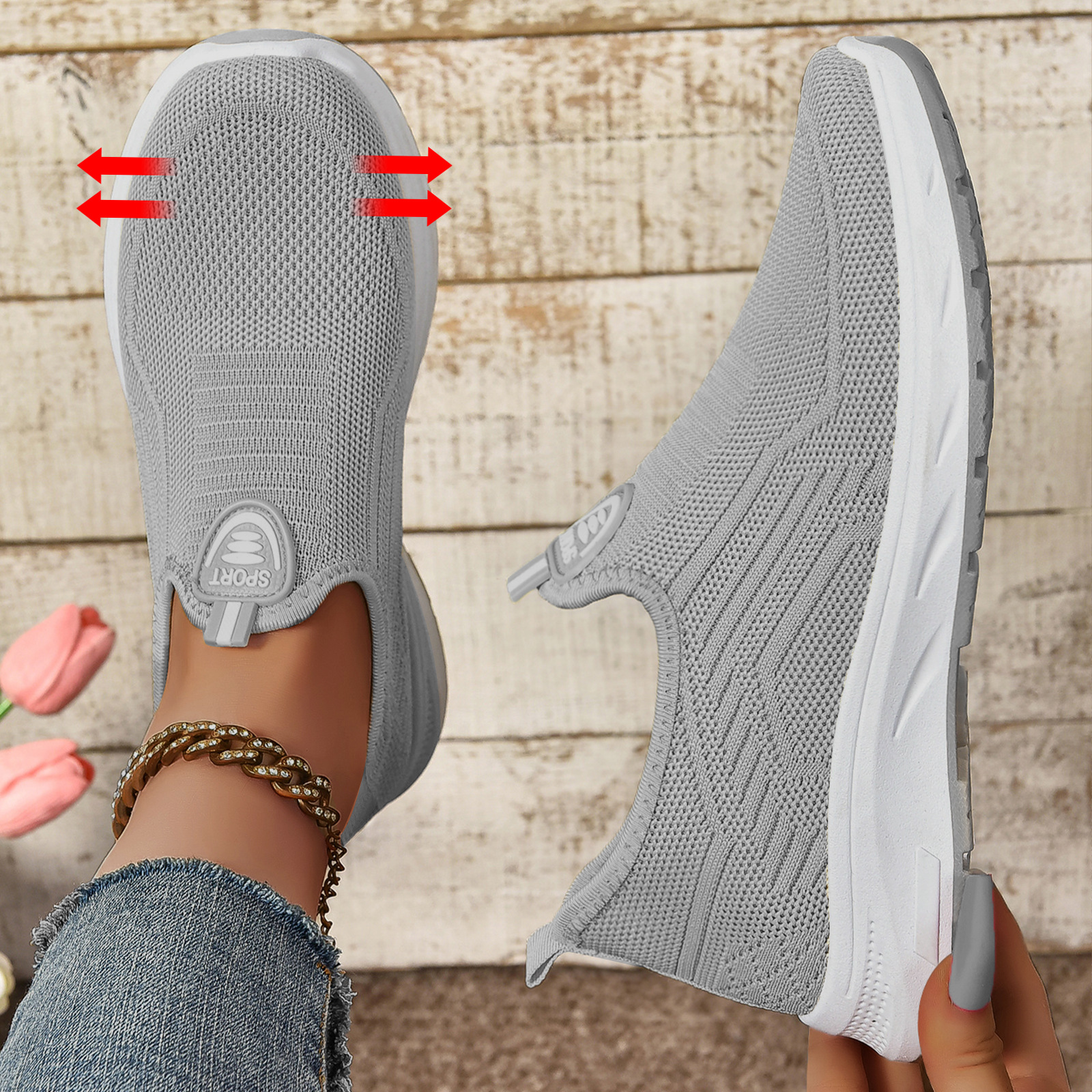 🔥 Limited Time 49% OFF | Women’s Comfort Wide Fit Shoes – Roomy Toe Box & All-Day Comfort