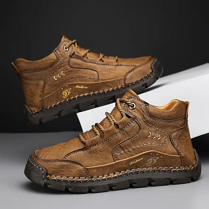 HOT SALE! Trailblazer Men's Waterproof Ultra-Durable Cushioned Leather Boots