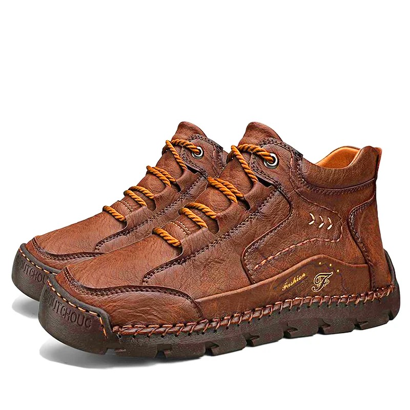 HOT SALE! Trailblazer Men's Waterproof Ultra-Durable Cushioned Leather Boots