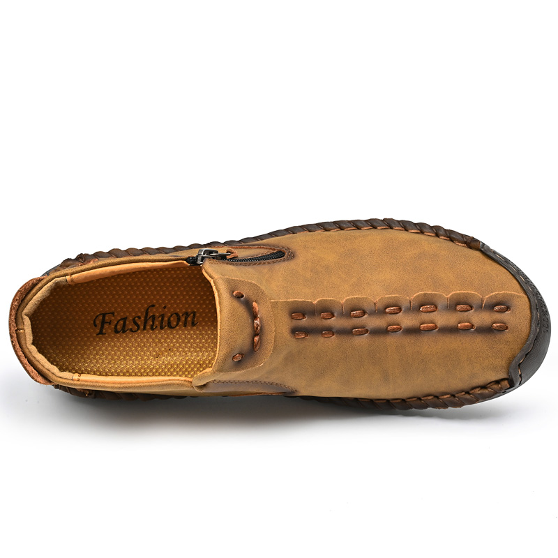 Women's Casual Fashion Non-slip Leather Medieval Slip-on Boots