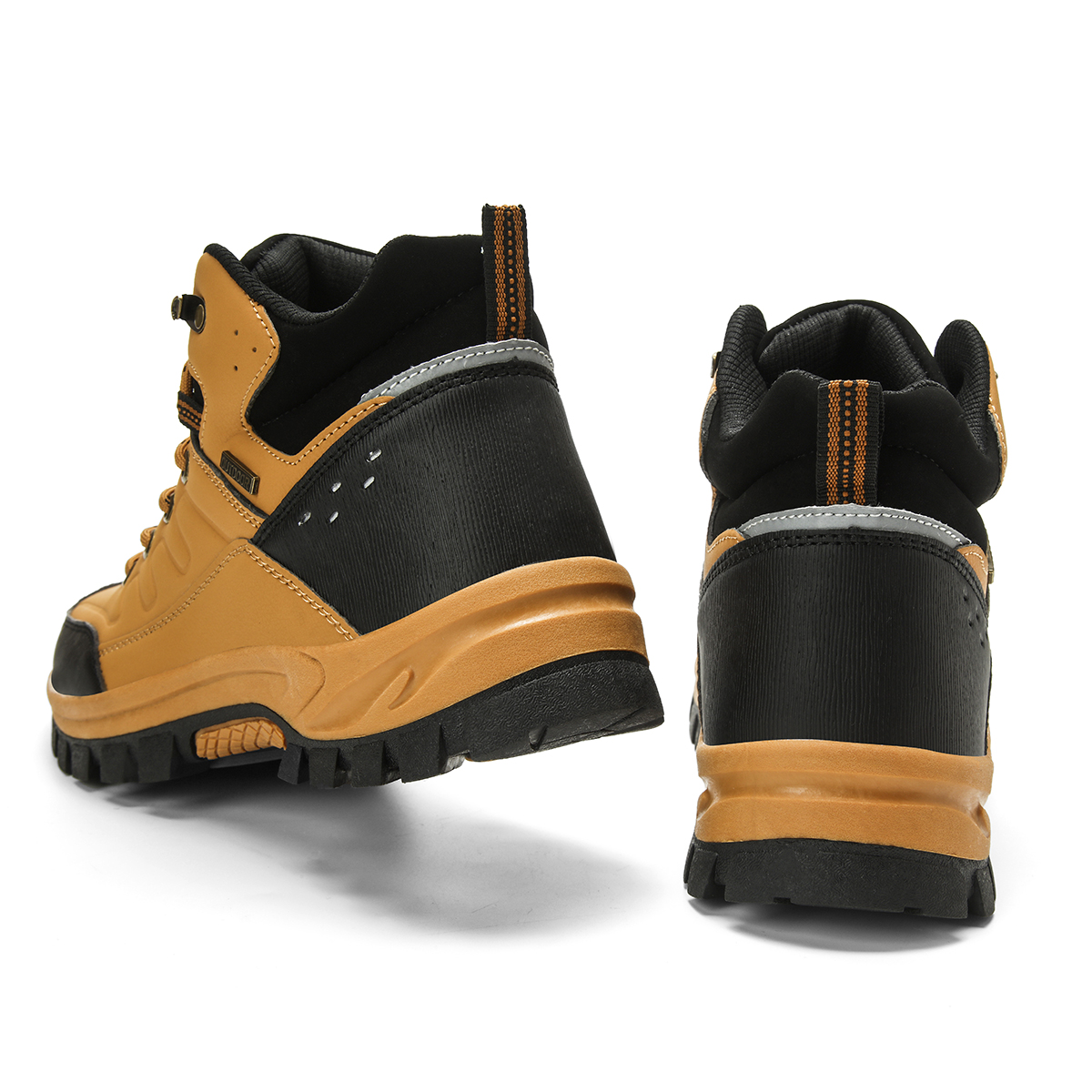 🎁Hot Sale 50% OFF⏳Clearance!! Men's Outdoor Hiking Boots, Waterproof Leather Trekking Boots with Ankle Support, Non-Slip Lightweight Trail Shoes for Walking Climbing Camping
