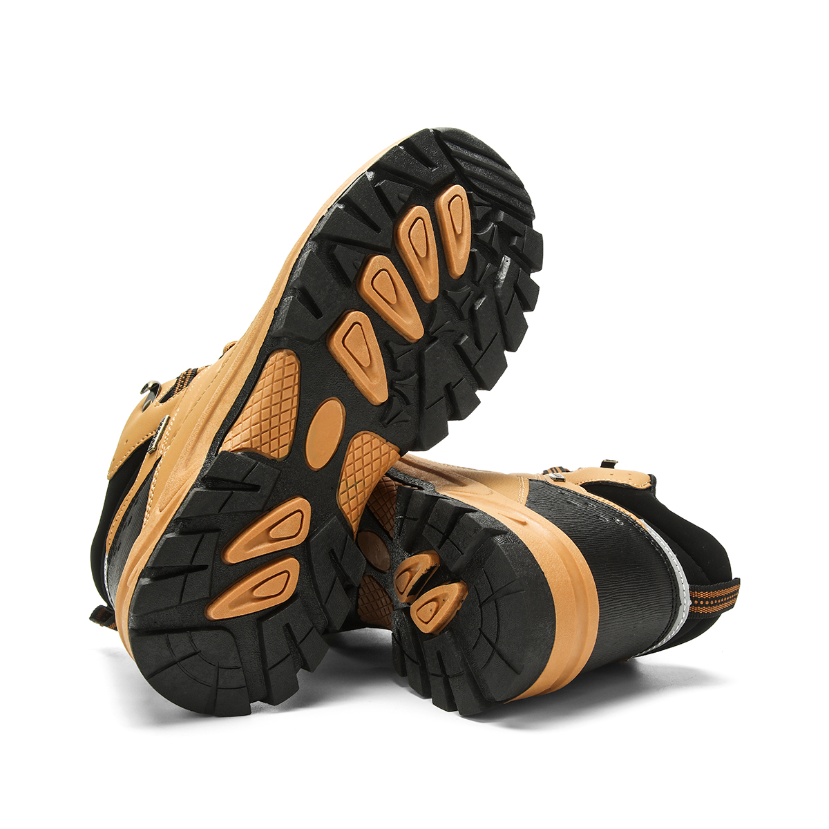 🎁Hot Sale 50% OFF⏳Clearance!! Men's Outdoor Hiking Boots, Waterproof Leather Trekking Boots with Ankle Support, Non-Slip Lightweight Trail Shoes for Walking Climbing Camping