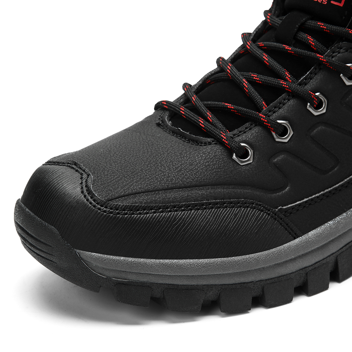 🎁Hot Sale 50% OFF⏳Clearance!! Men's Outdoor Hiking Boots, Waterproof Leather Trekking Boots with Ankle Support, Non-Slip Lightweight Trail Shoes for Walking Climbing Camping