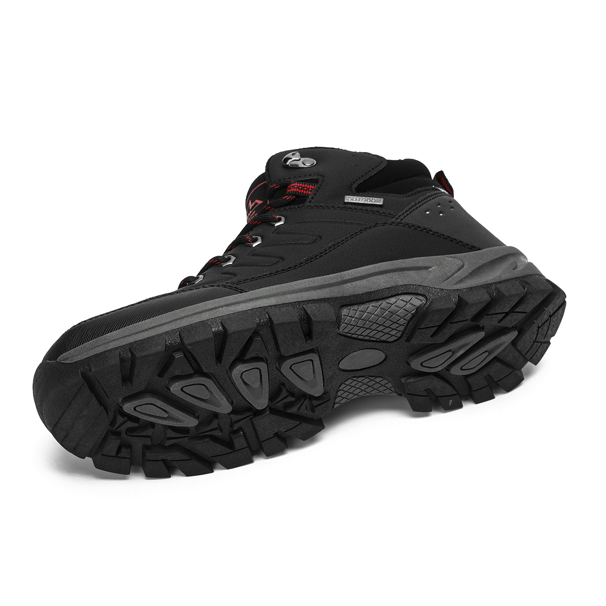 🎁Hot Sale 50% OFF⏳Clearance!! Men's Outdoor Hiking Boots, Waterproof Leather Trekking Boots with Ankle Support, Non-Slip Lightweight Trail Shoes for Walking Climbing Camping