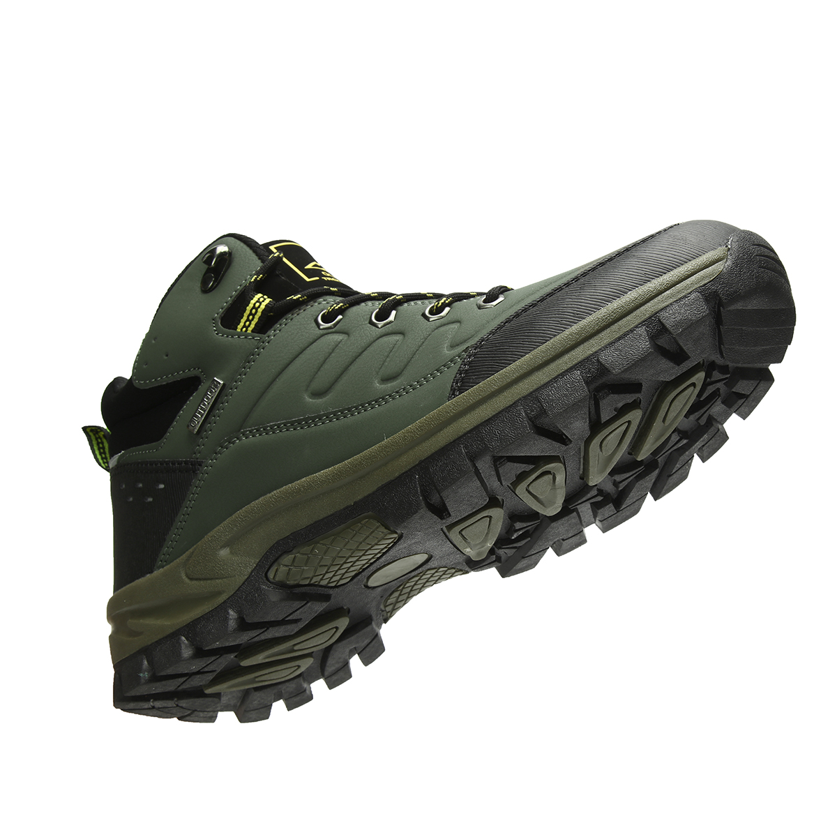 🎁Hot Sale 50% OFF⏳Clearance!! Men's Outdoor Hiking Boots, Waterproof Leather Trekking Boots with Ankle Support, Non-Slip Lightweight Trail Shoes for Walking Climbing Camping