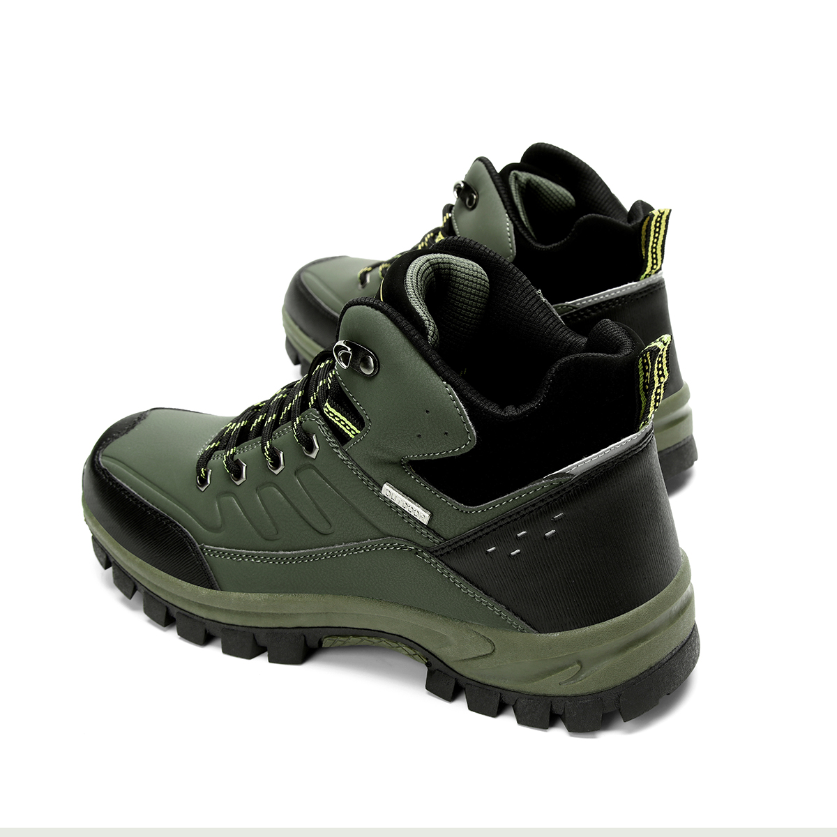🎁Hot Sale 50% OFF⏳Clearance!! Men's Outdoor Hiking Boots, Waterproof Leather Trekking Boots with Ankle Support, Non-Slip Lightweight Trail Shoes for Walking Climbing Camping
