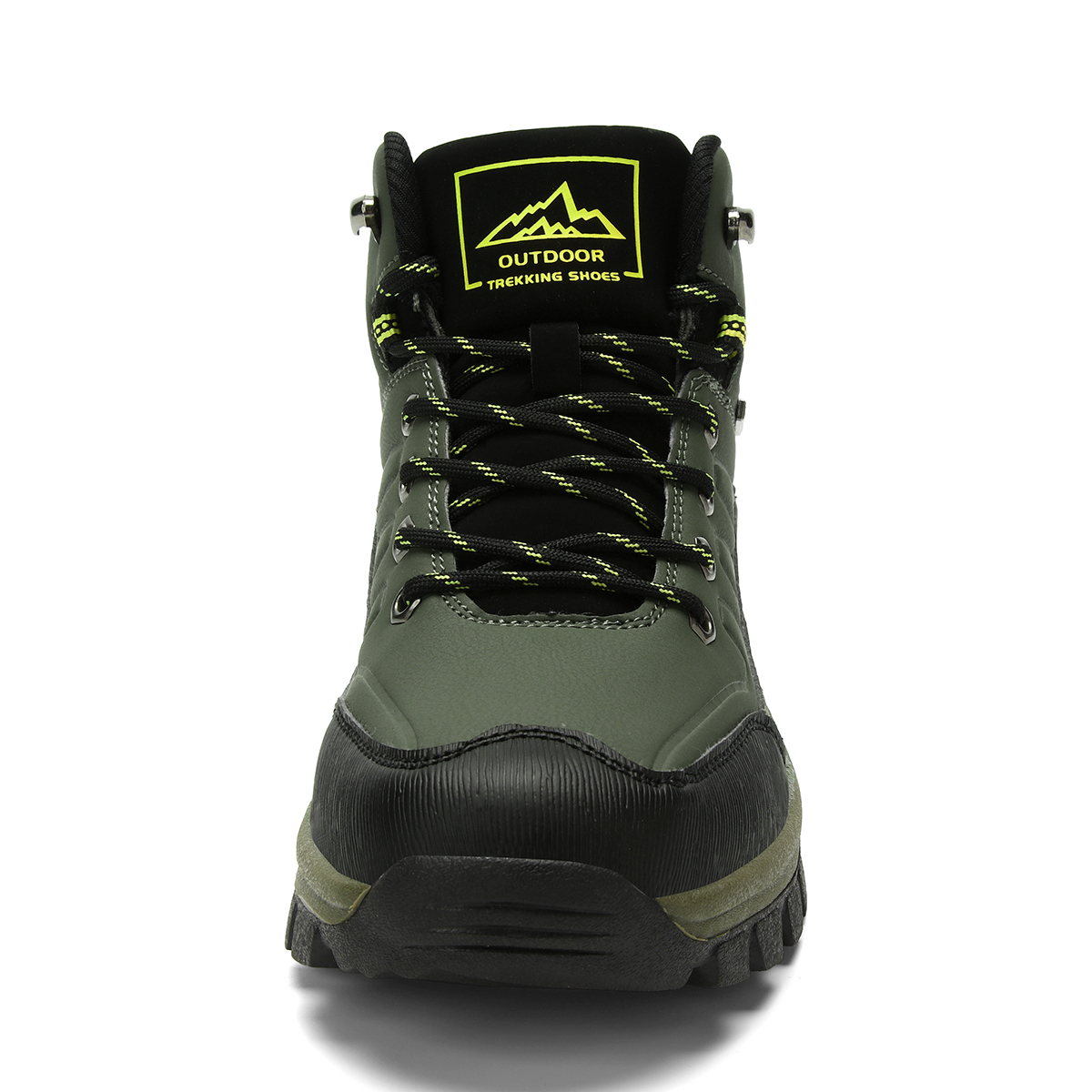 🎁Hot Sale 50% OFF⏳Clearance!! Men's Outdoor Hiking Boots, Waterproof Leather Trekking Boots with Ankle Support, Non-Slip Lightweight Trail Shoes for Walking Climbing Camping