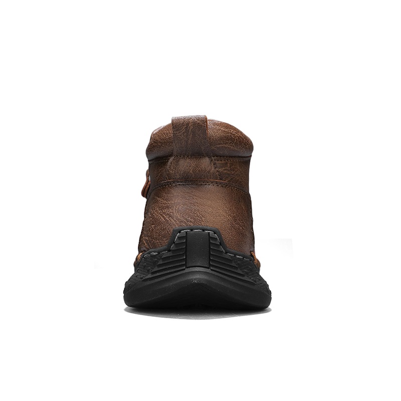 ⏰Limited Time Sale 70% OFF – Men’s Retro Leather Zip Boots 👞 Built for Comfort, Wide Toe, Arch Support, Pressure Relief, Waterproof for Every Season