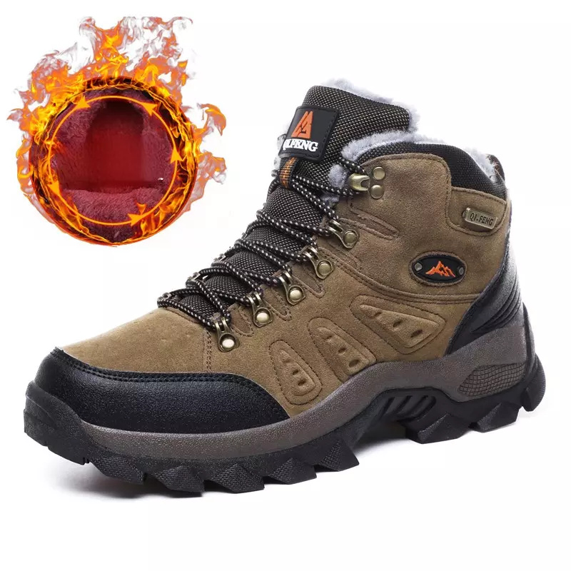 🔥🚀 Hot Sale! Limited Stock! 🌟👟💥Men's Mountaineering Orthopedic Ankle Support Hiking Boots Waterproof Non-Slip Wide Toe Tactical Boots (Durability Upgrade)