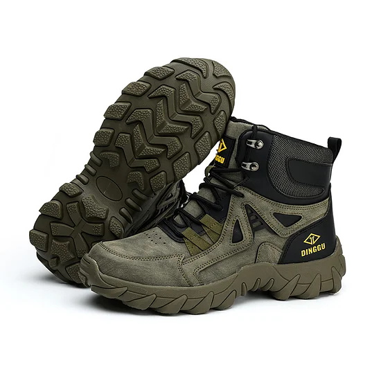 (⏰Limited Time Sale 70% OFF) Men's Orthopedic Hiking Boots - Safe and Comfortable Work Boots - Waterproof, Slip-resistant, Impact-resistant, and Puncture-resistant - Wide Toe, Arch Support, and Ankle Support
