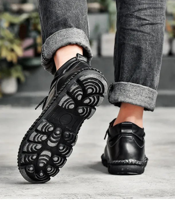 (🎁Free Comfort Insoles🔥) Men's Soft Sole Ankle Boots – Comfortable, Breathable, and Supportive Short Boots with Non-Slip Sole, Perfect for Everyday Wear.