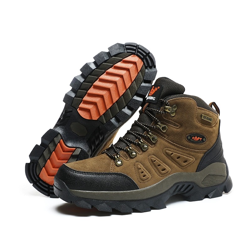 🔥🚀 Hot Sale! Limited Stock! 🌟👟💥Men's Mountaineering Orthopedic Ankle Support Hiking Boots Waterproof Non-Slip Wide Toe Tactical Boots (Durability Upgrade)