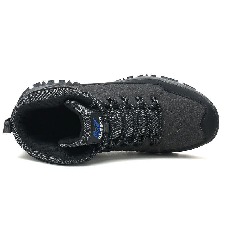 (🔥Limited-Time 70% OFF) Men's Warm Orthopedic Hiking Boots - Safe and Comfortable Warm Work Boots - Waterproof, Slip-Resistant, Lmpact-Resistant, Puncture-Resistant - Wide Toe Box, Arch support, Ankle Support