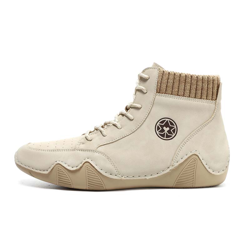 (⏰Limited Time Sale 70% OFF) Men's Orthopedic Comfort Handcrafted Leather Boots - Waterproof, Slip-Resistant, Puncture-Resistant, Arch Support, Ankle Support, Wide Toe, Shock Absorption