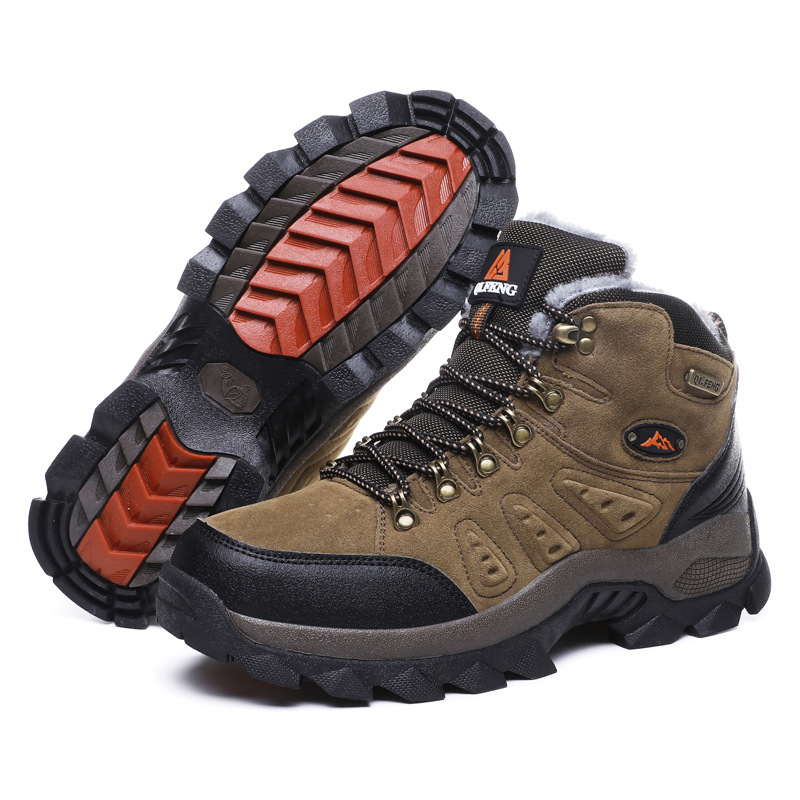 🔥🚀 Hot Sale! Limited Stock! 🌟👟💥Men's Mountaineering Orthopedic Ankle Support Hiking Boots Waterproof Non-Slip Wide Toe Tactical Boots (Durability Upgrade)