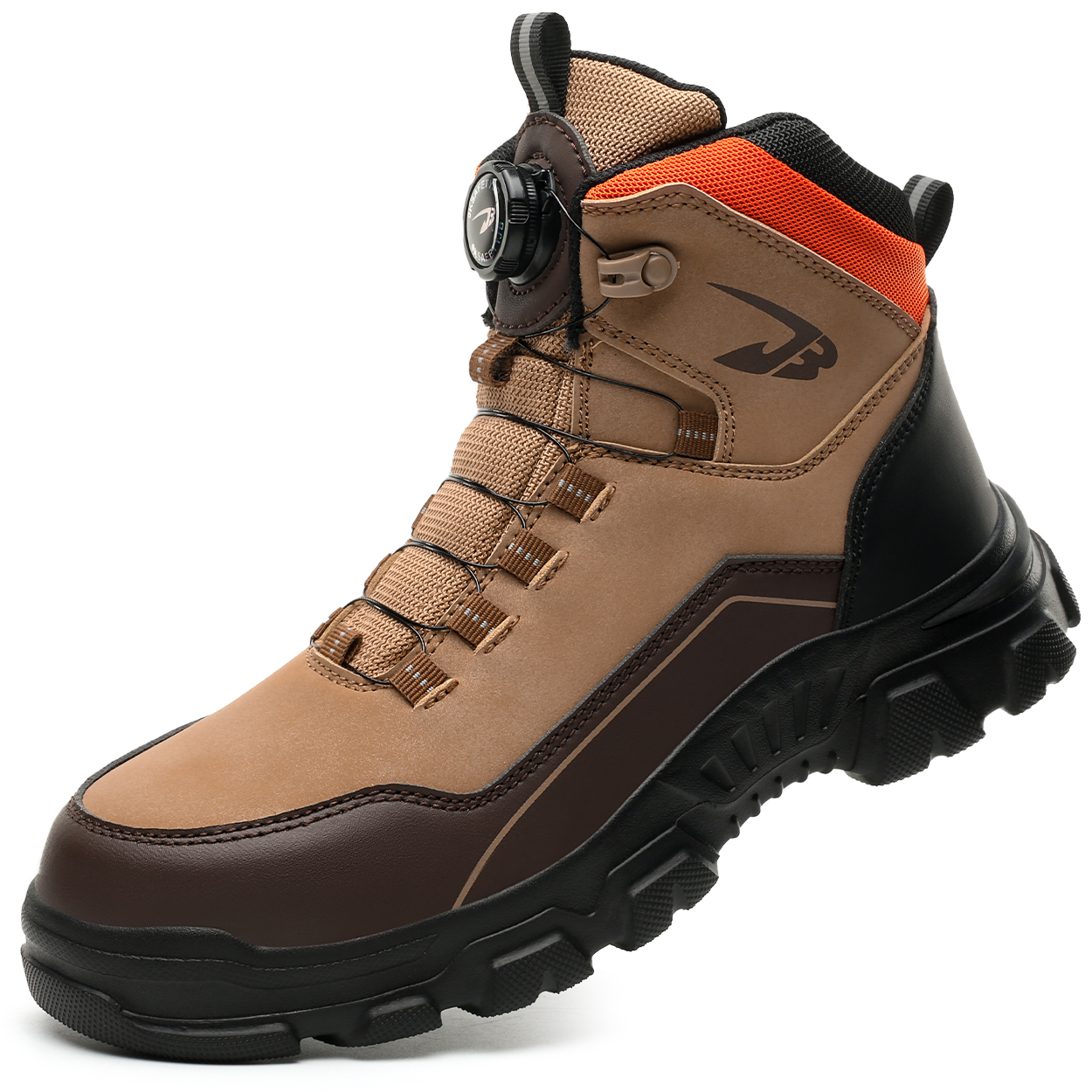 Men's Safety Work Boots –  Lightweight Steel Toe Boots with Kevlar Midsole and Puncture-Resistant Insole