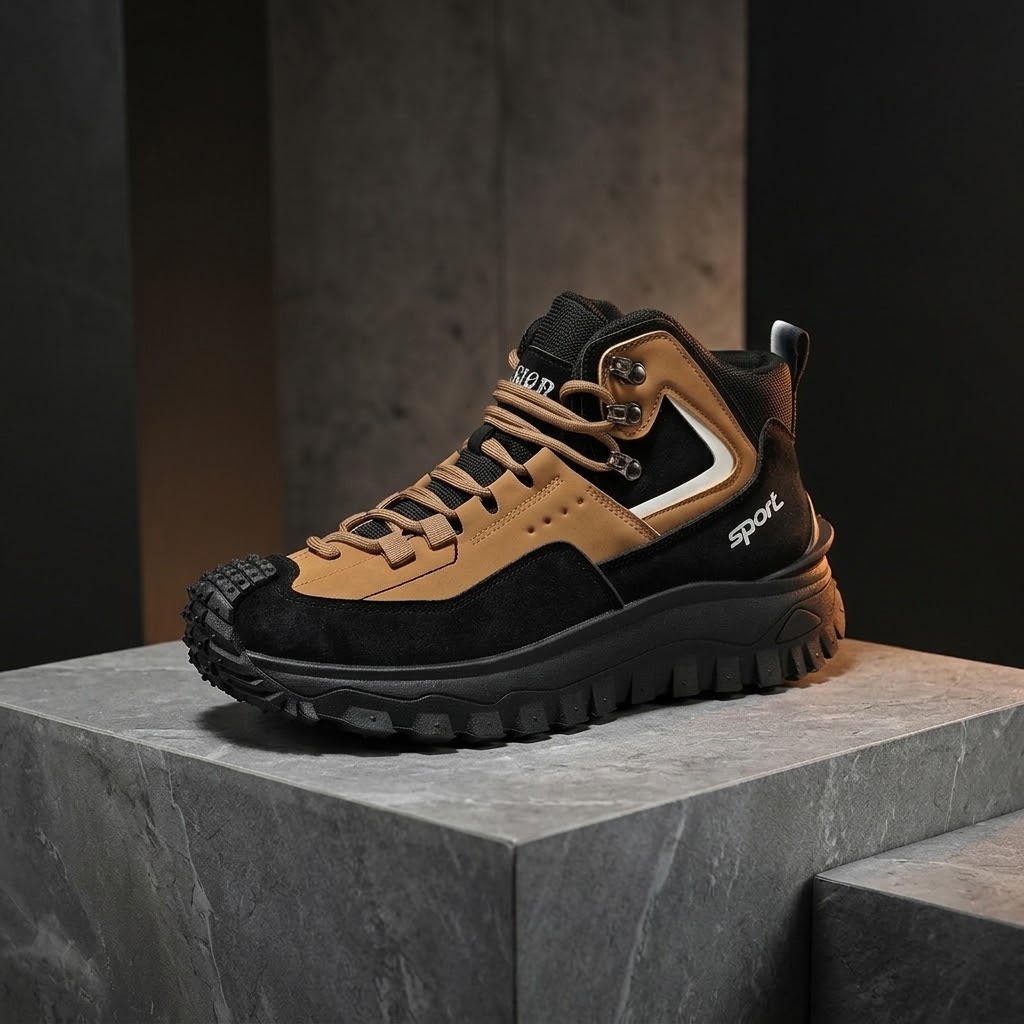 (🔥70% OFF — While Supplies Last⏰️)Men’s Heavy-Duty Waterproof Tactical Hiking Boots — Indestructible Anti-Smash & Puncture Proof, Wide Toe Box Orthopedic Comfort