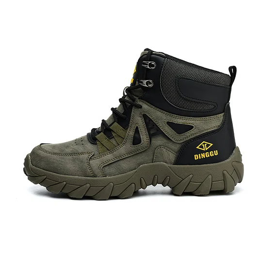 (⏰Limited Time Sale 70% OFF) Men's Orthopedic Hiking Boots - Safe and Comfortable Work Boots - Waterproof, Slip-resistant, Impact-resistant, and Puncture-resistant - Wide Toe, Arch Support, and Ankle Support