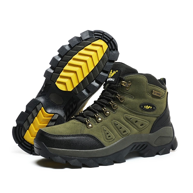 🔥🚀 Hot Sale! Limited Stock! 🌟👟💥Men's Mountaineering Orthopedic Ankle Support Hiking Boots Waterproof Non-Slip Wide Toe Tactical Boots (Durability Upgrade)