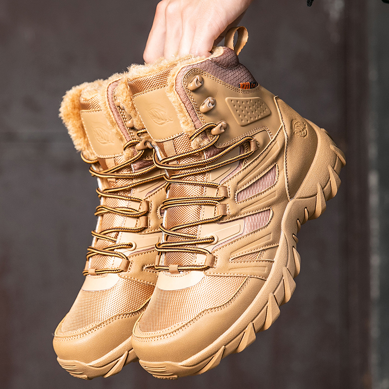 (⏰Limited Time Sale 70% OFF) Men's Protective Hiking Boots - Safe and Comfortable Work Boots - Waterproof, Slip-resistant, Impact-resistant, Puncture-resistant - Wide Toe, Arch Support, Ankle Support - Money-back Guarantee if Ineffective