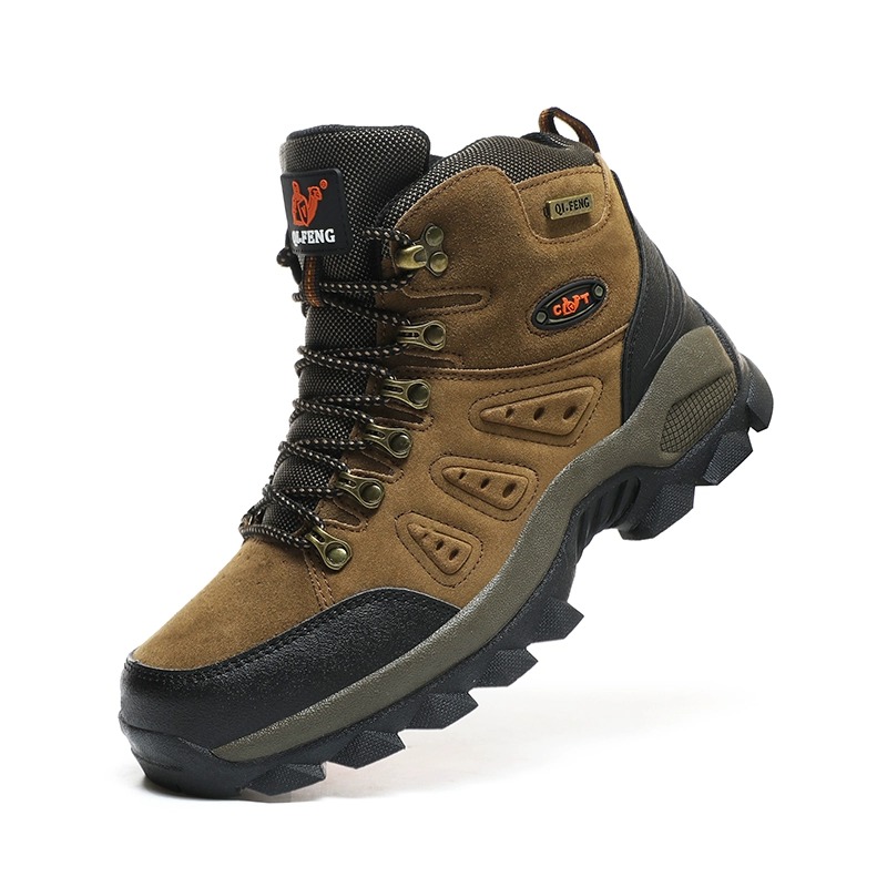 🔥🚀 Hot Sale! Limited Stock! 🌟👟💥Men's Mountaineering Orthopedic Ankle Support Hiking Boots Waterproof Non-Slip Wide Toe Tactical Boots (Durability Upgrade)