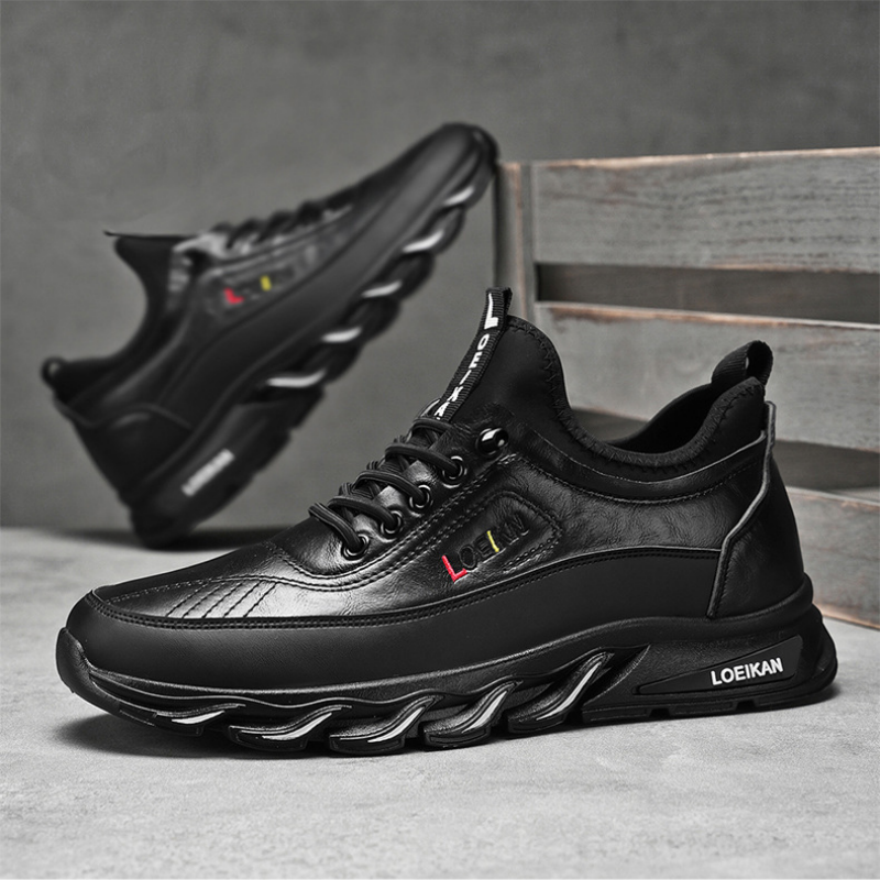 ⏰Limited Time Sale 70% OFF-Men's Casual Fashion Orthopedic Hiking Shoes – Anti-Puncture, Anti-Collision, Non-Slip Arch Support  Leather Outdoor Sports Shoes for All-Terrain Performance