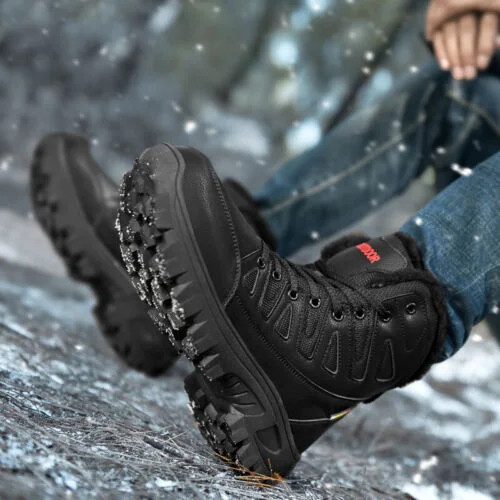 (⏰Clearance Sale - 70% OFF🔥)CushyGait Men Waterproof Anti-Sprain Hiking Boots Anti-Puncture Work Boots Motorcycle Boots